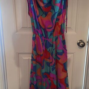 Tyche Multicolor Abstract Jumpsuit